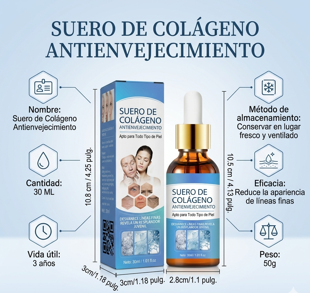 Sérum Facial Con Colágeno